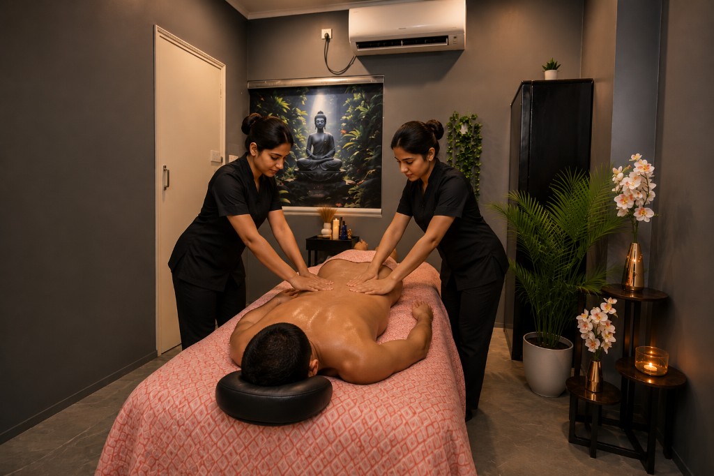 4 Hands Massage in Hyderabad at Zoyo Luxury Spa Gachibowli