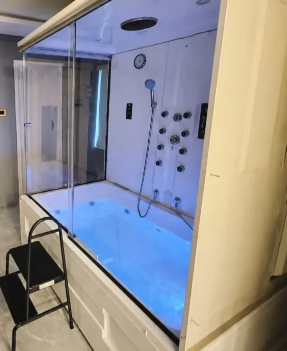 Refreshing ice bath therapy at Zoyo Luxury Spa in Gachibowli.